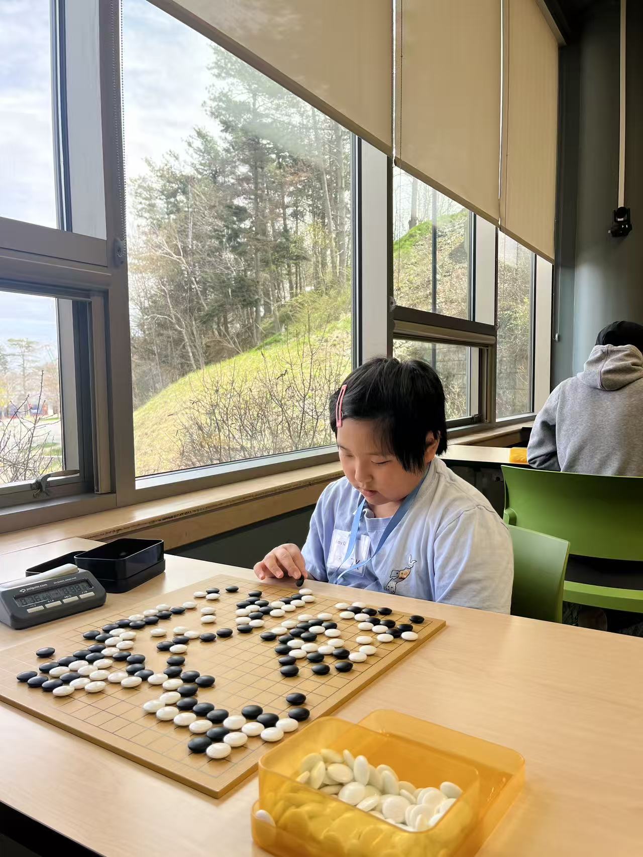 Youth students playing Go
